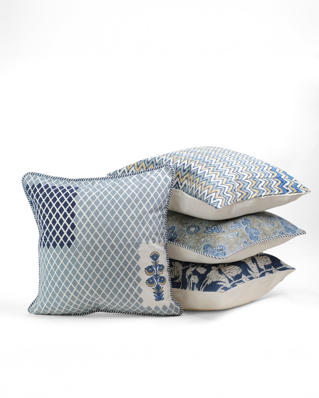 Nature's Canvas - Grey Diamond Cushion Cover