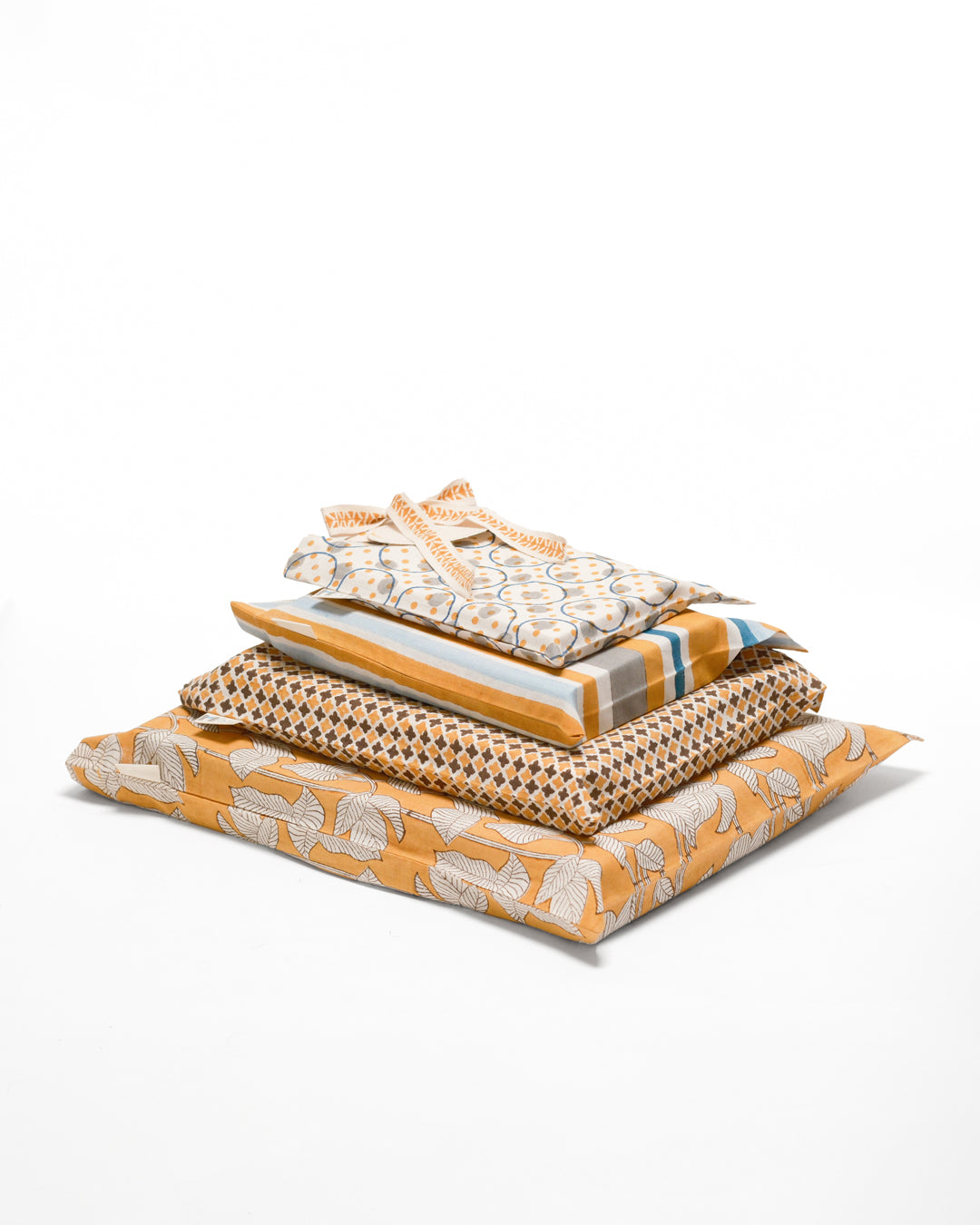 Set of 4 - Tohfa Yellow Gift Sleeves