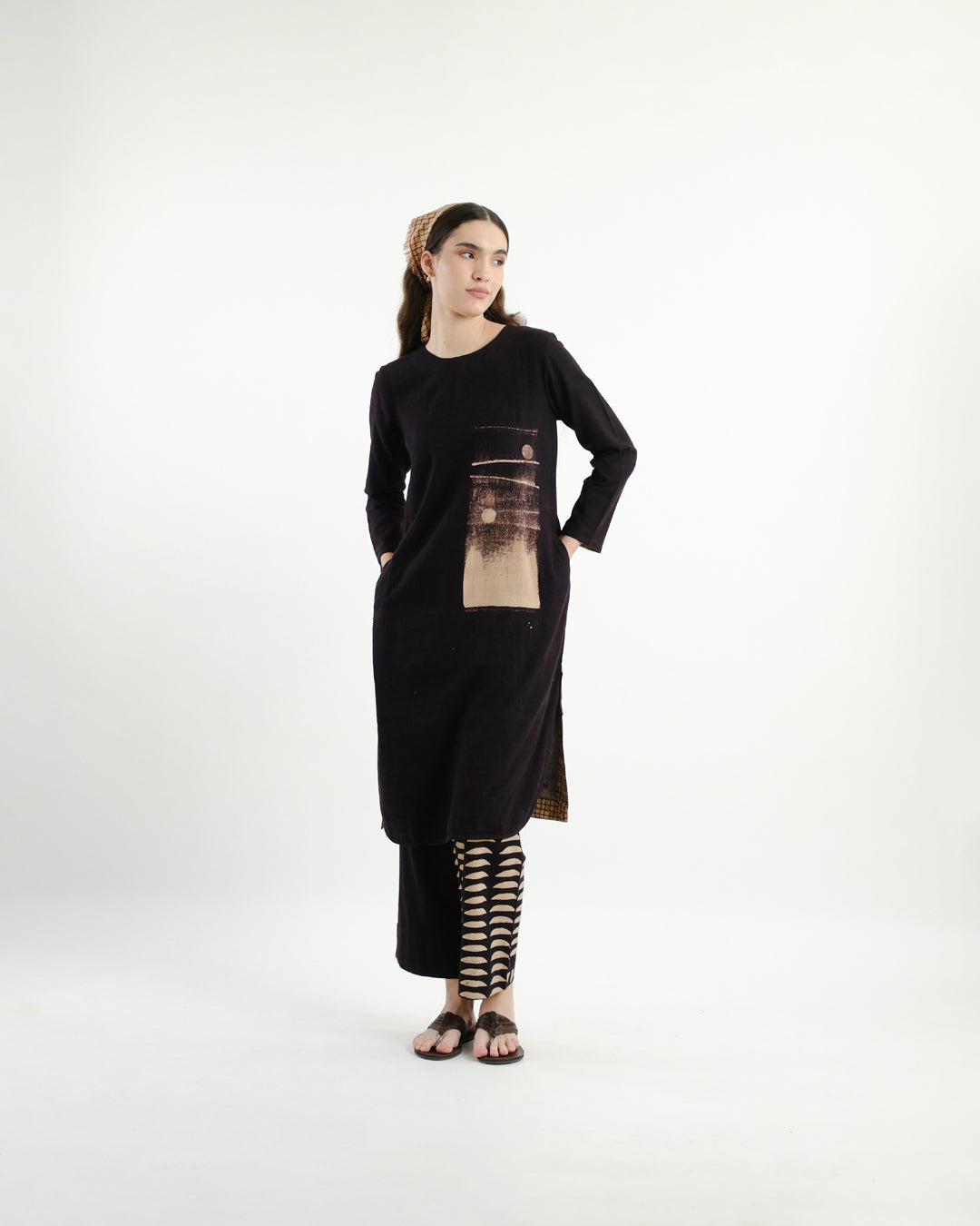 Sunset Ajrakh Co-ord Set