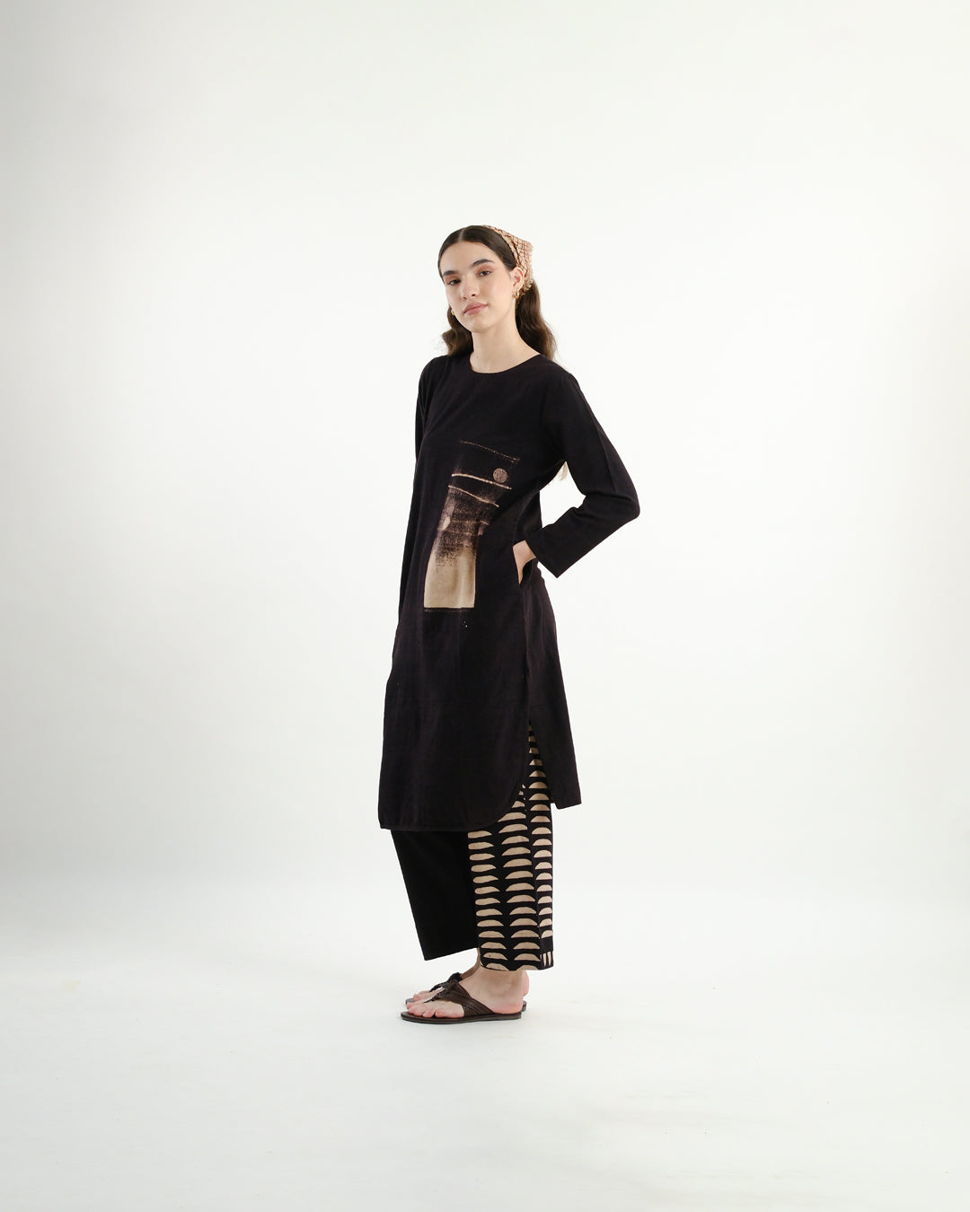 Sunset Ajrakh Co-ord Set