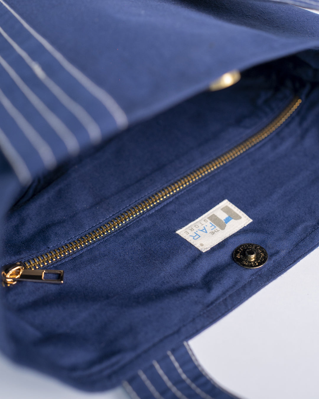 Gond Kachua Blue Tote Bag
