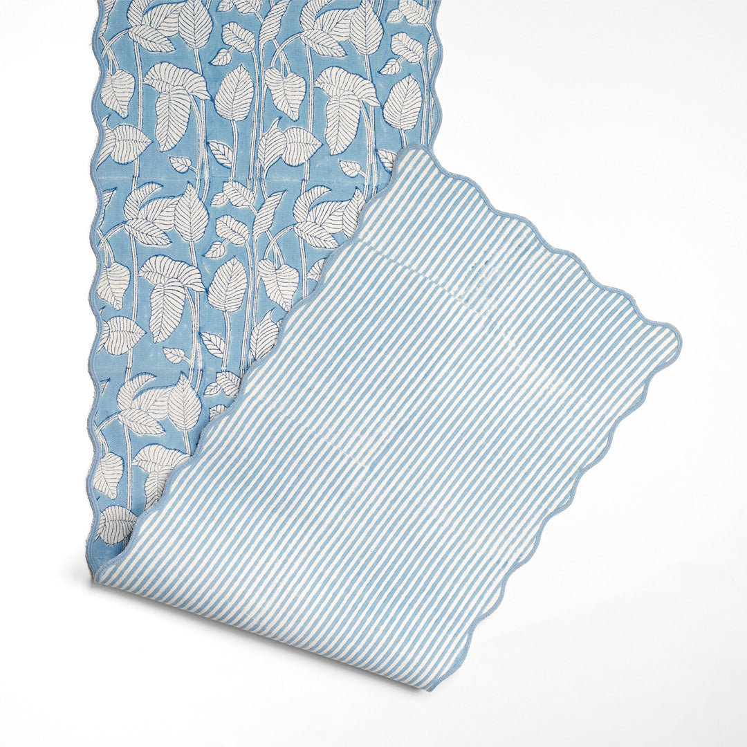 Nature's Canvas (Blue) - Table Runner