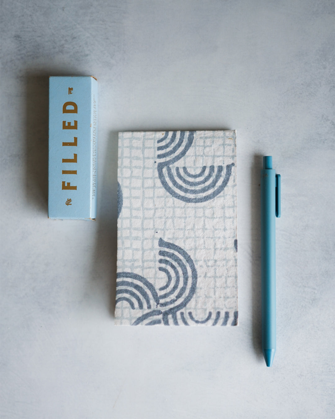 Midnight Blue Arcs - Notepad (S)