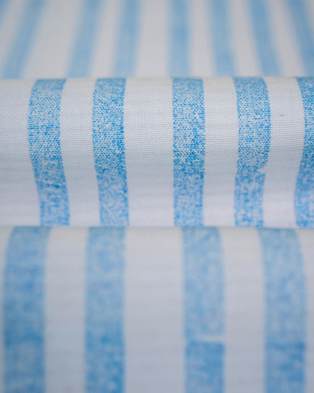 Rust & Blue Checks - Table Runner