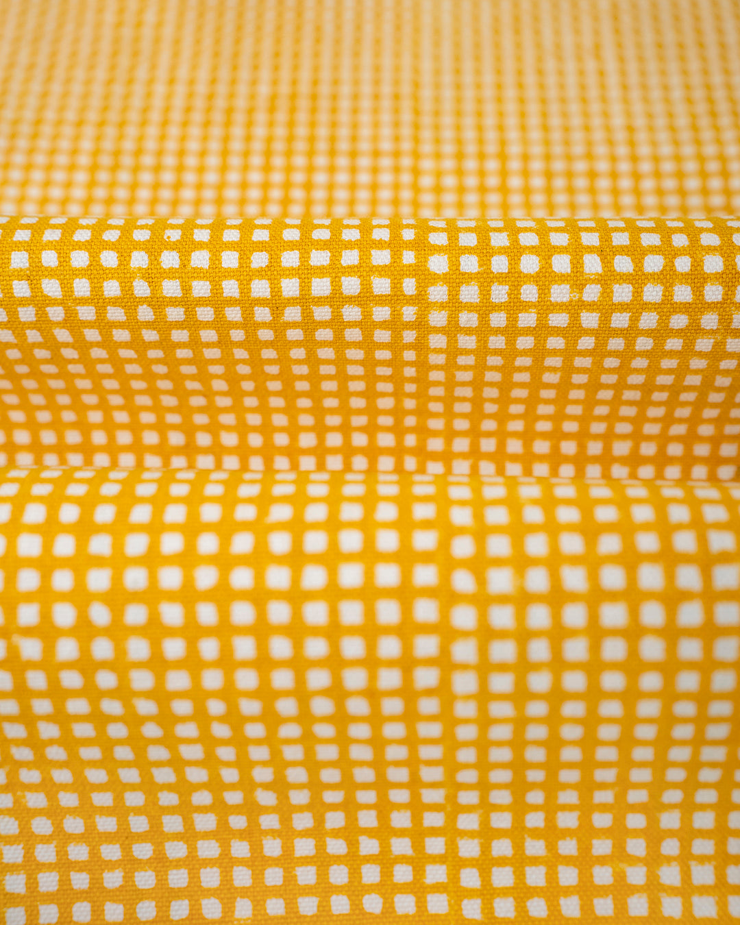 Yellow & Green Checks - Table Runner