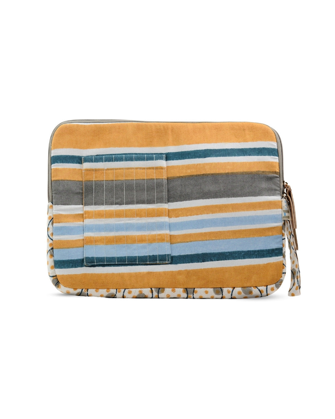 Barcode Yellow Blue - Laptop Sleeve