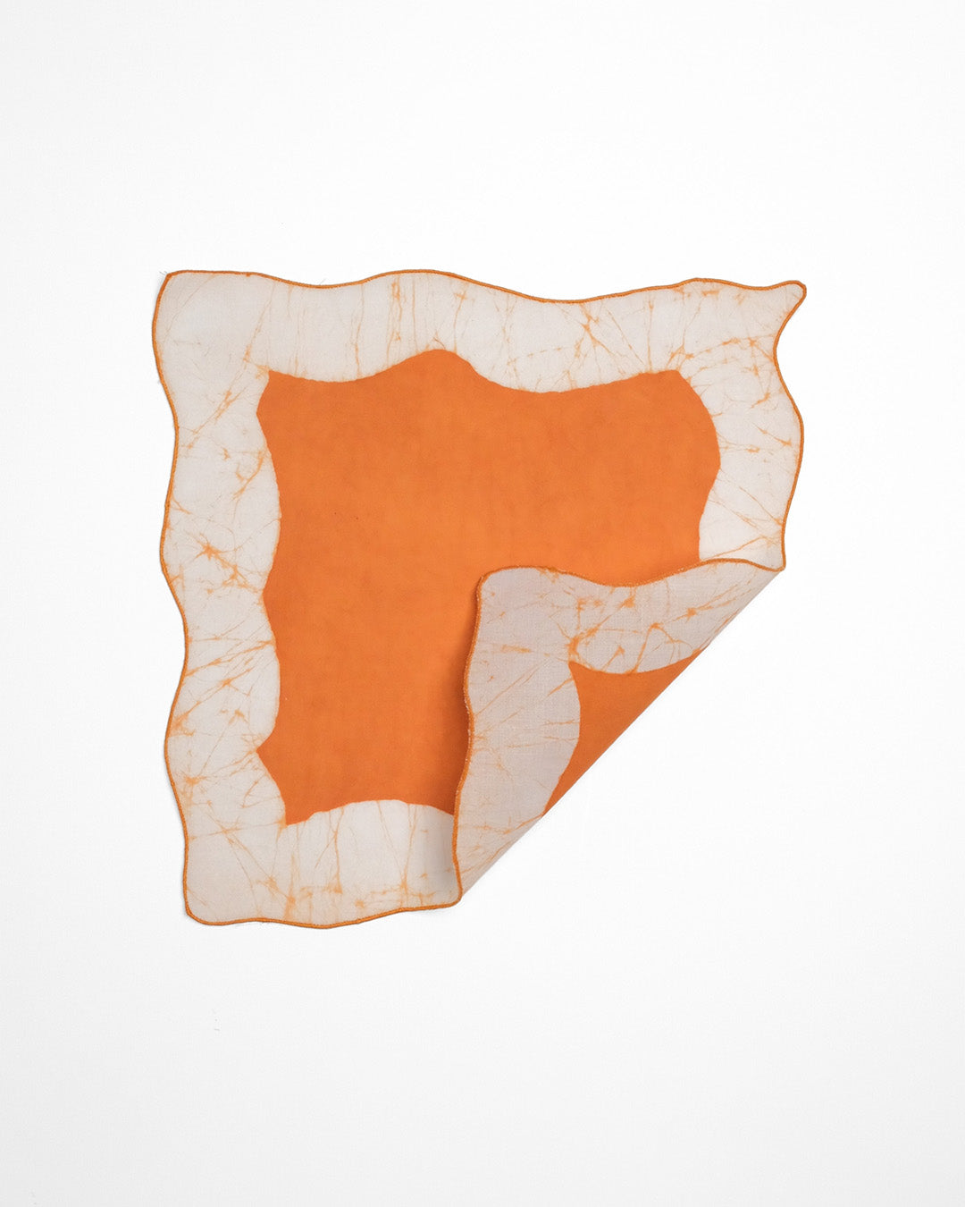 Set of 6 - Waves Rust Cocktail Napkins