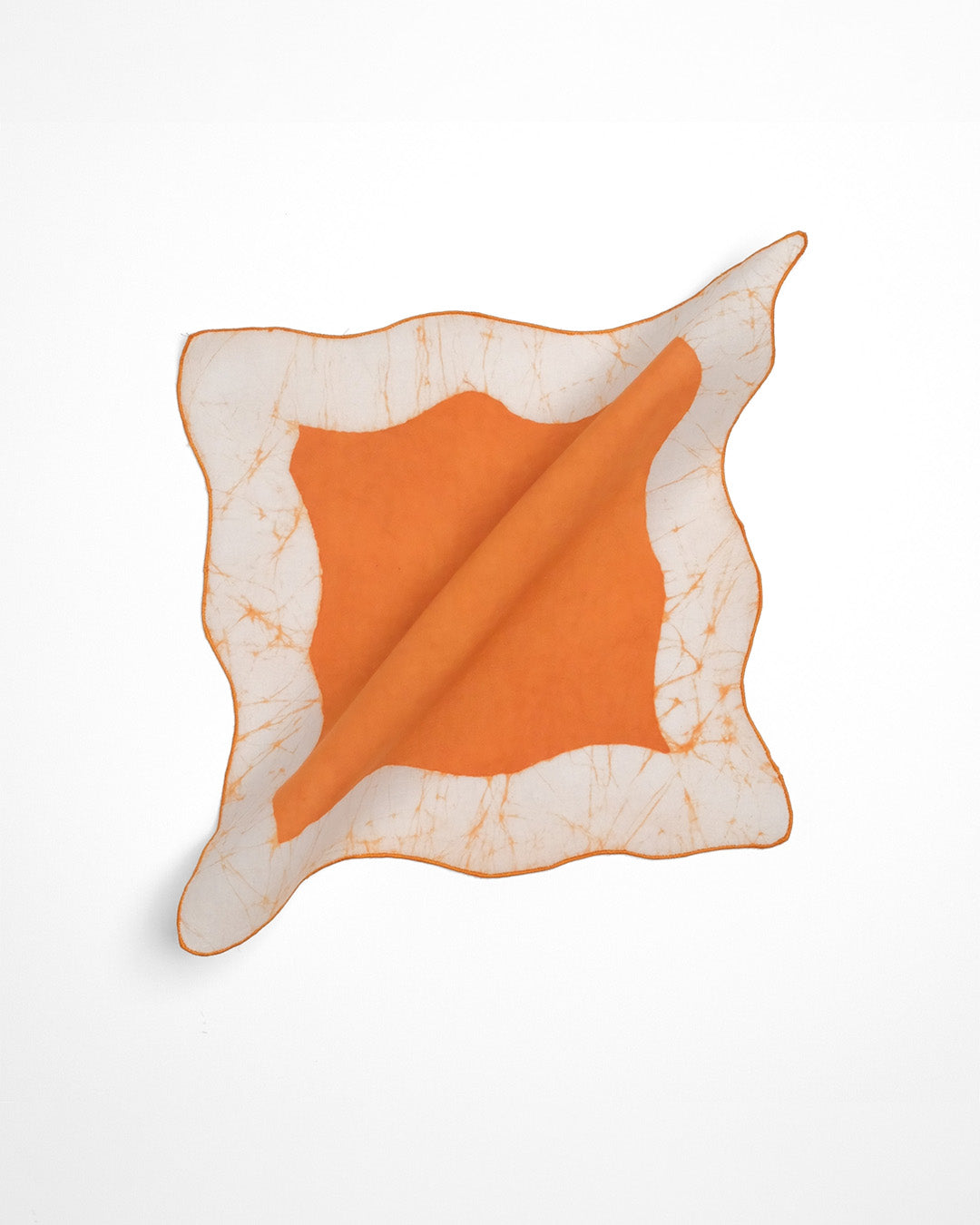 Set of 6 - Waves Rust Cocktail Napkins