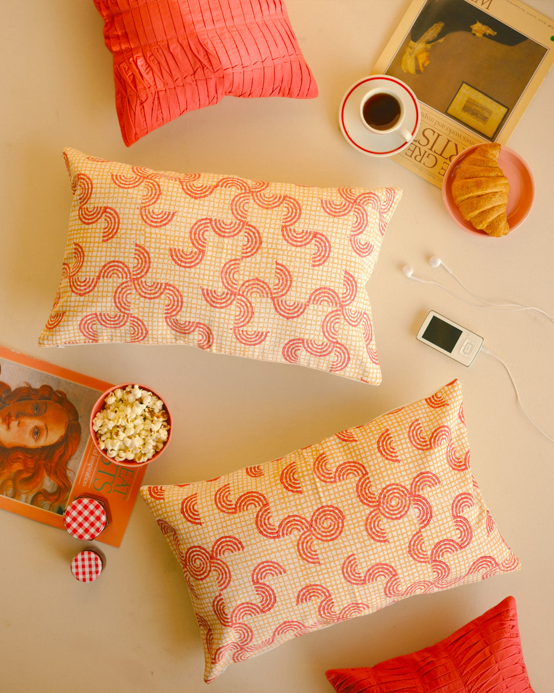 Set of 2 - Sunset Whispers Shams Covers