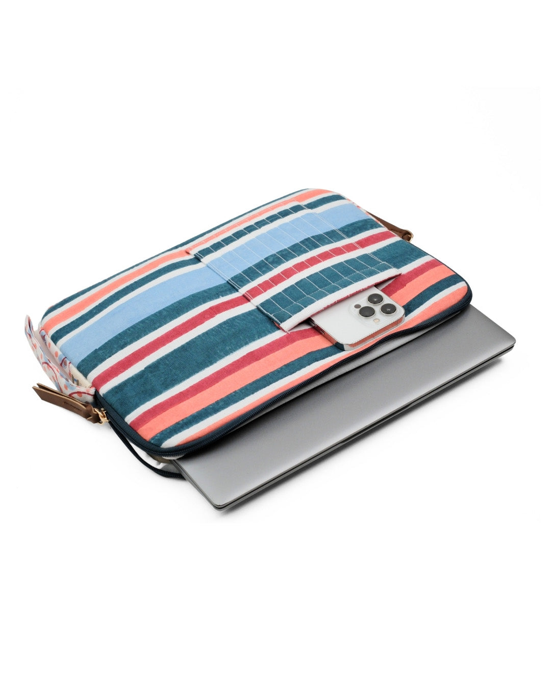 Barcode Red Blue - Laptop Sleeve