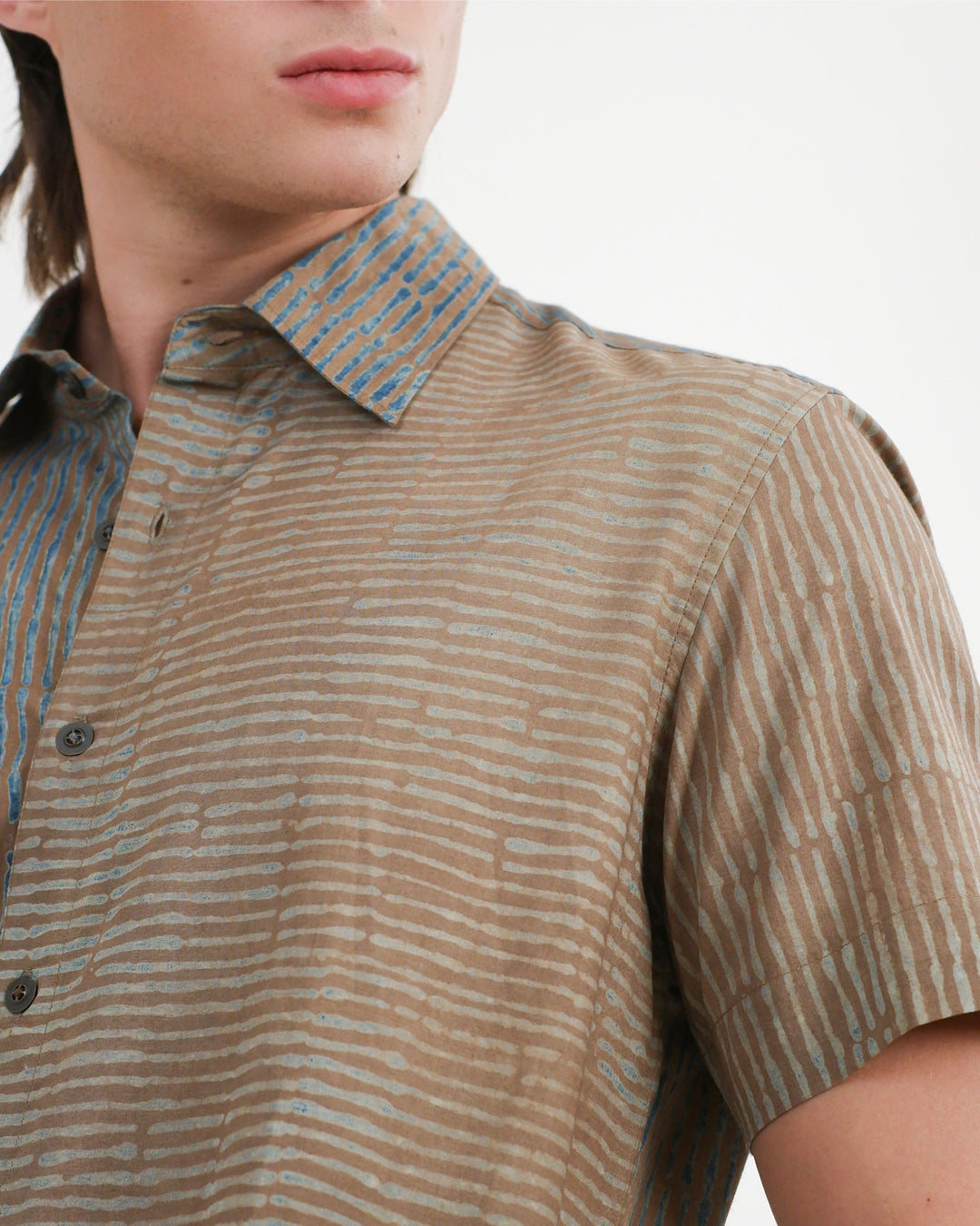 Inverse Reverse Ajrakh Short Sleeve Shirt