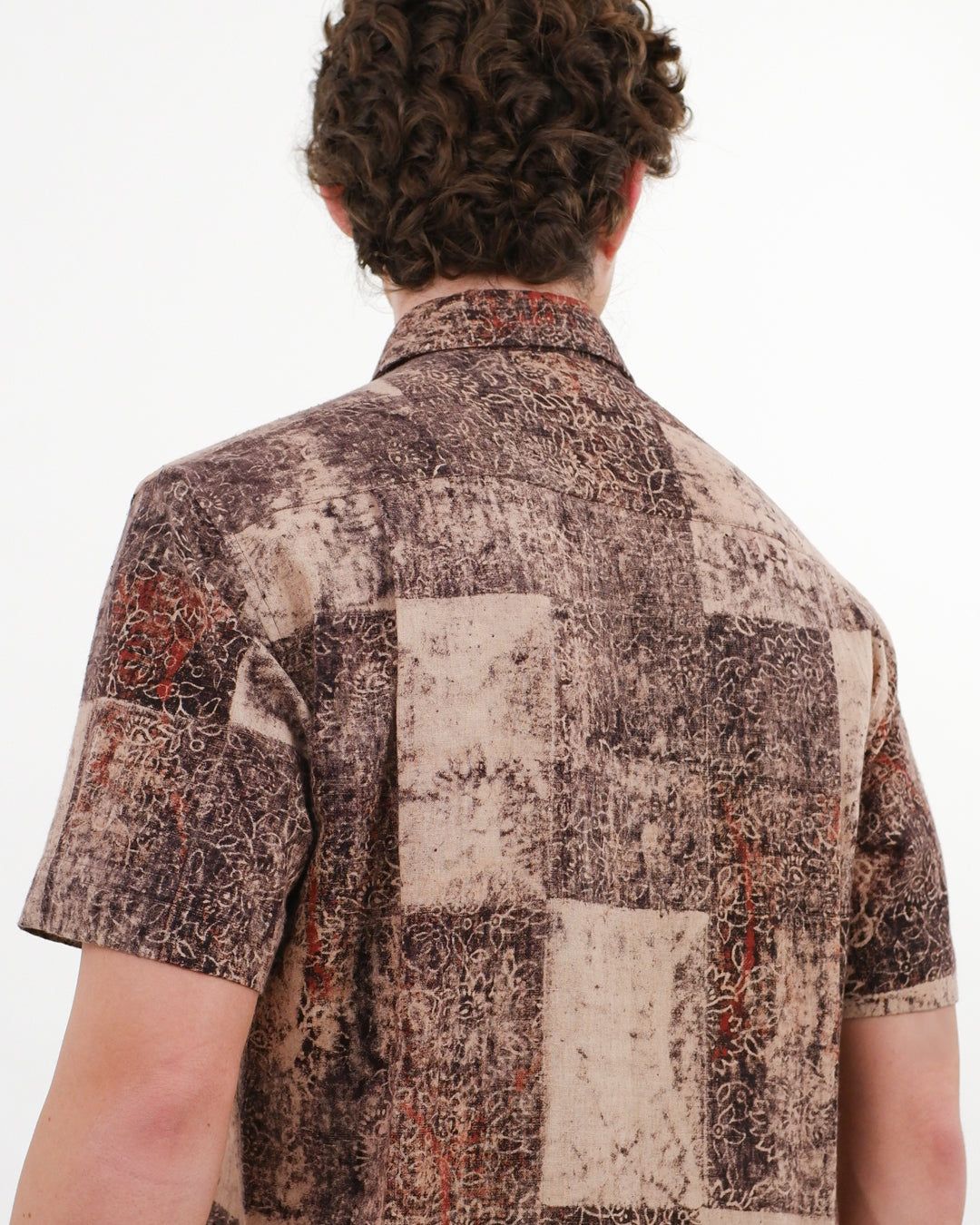 Ajrakh Imprint Short Sleeve Shirt