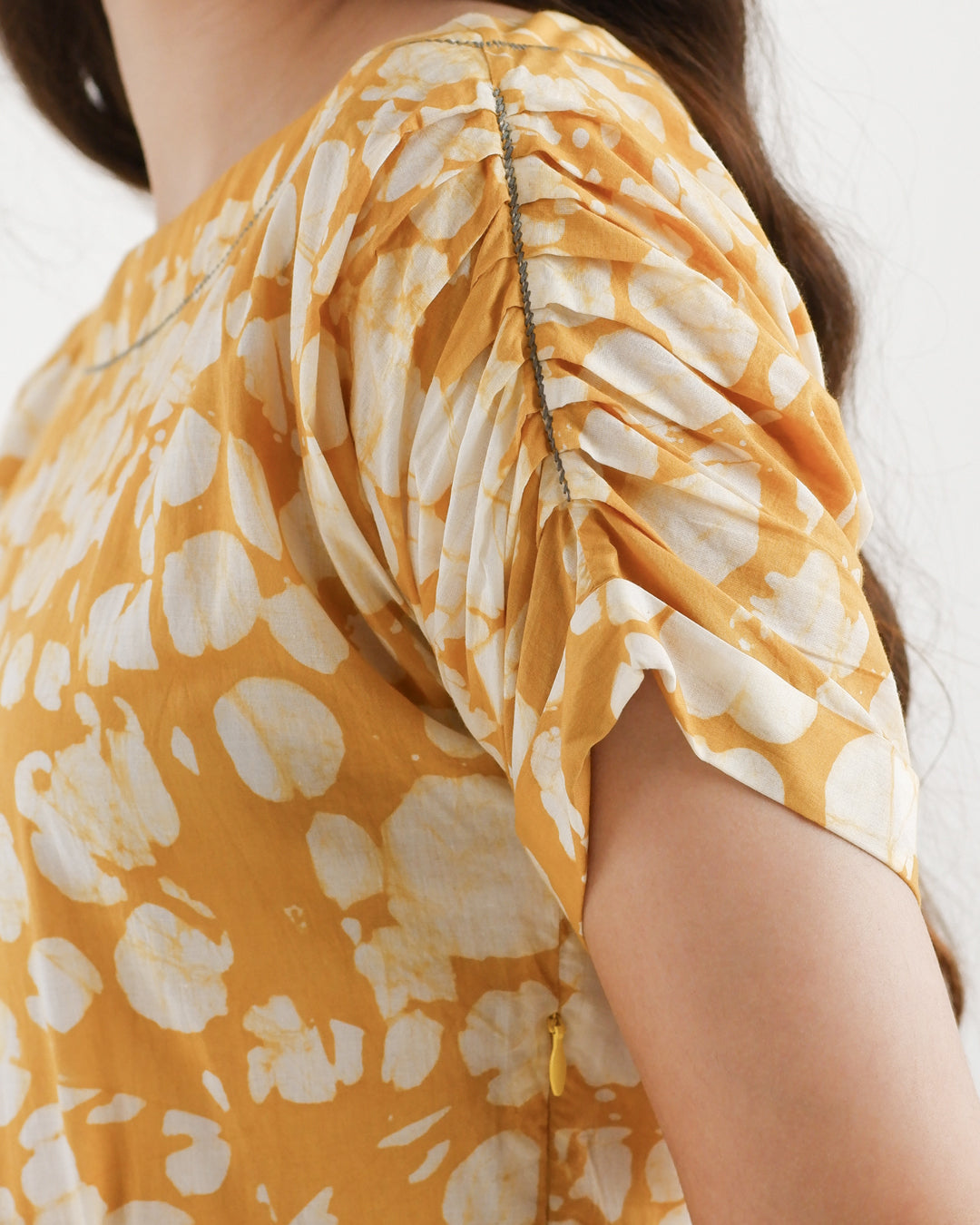 Sunlit Bloom Batik Dress