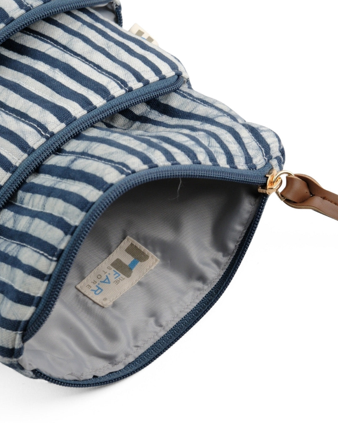 Set of 3 - Twilight Stripes Blue Toiletry Pouches