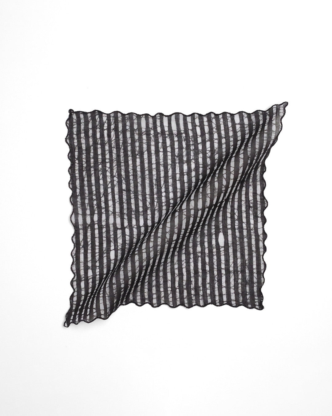 Set of 6 - Stripes Black Cocktail Napkins