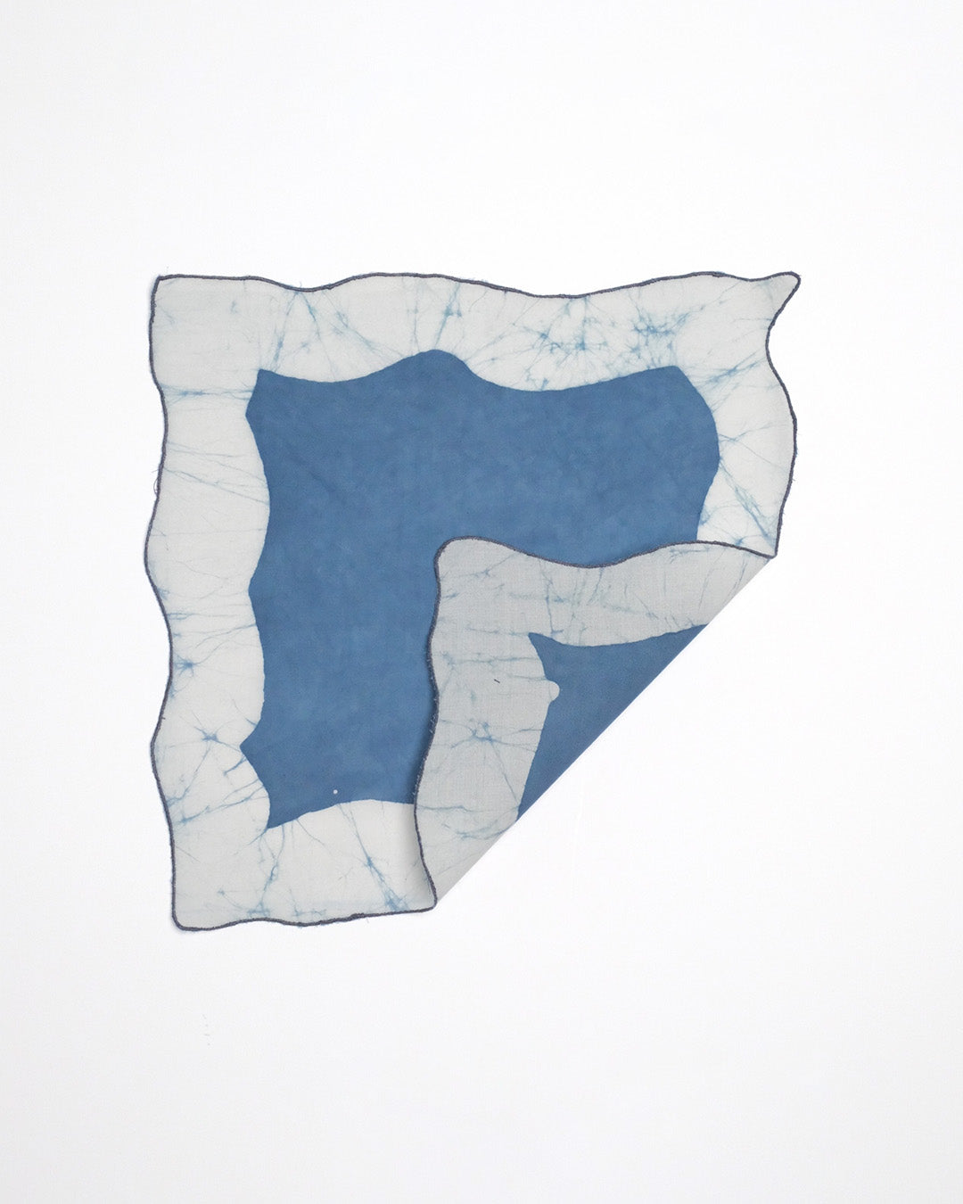 Set of 6 - Waves Blue Cocktail Napkins