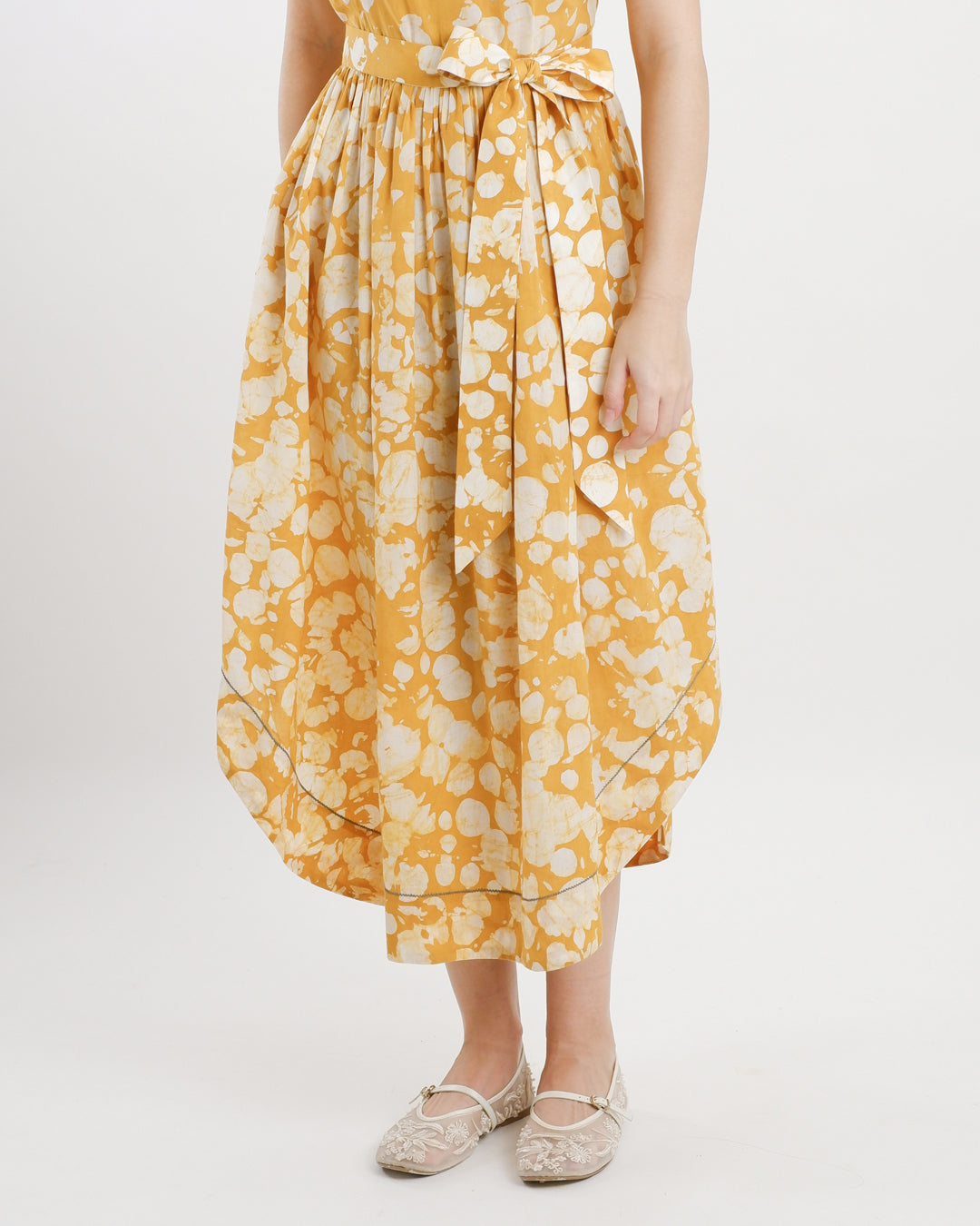 Sunlit Bloom Batik Dress