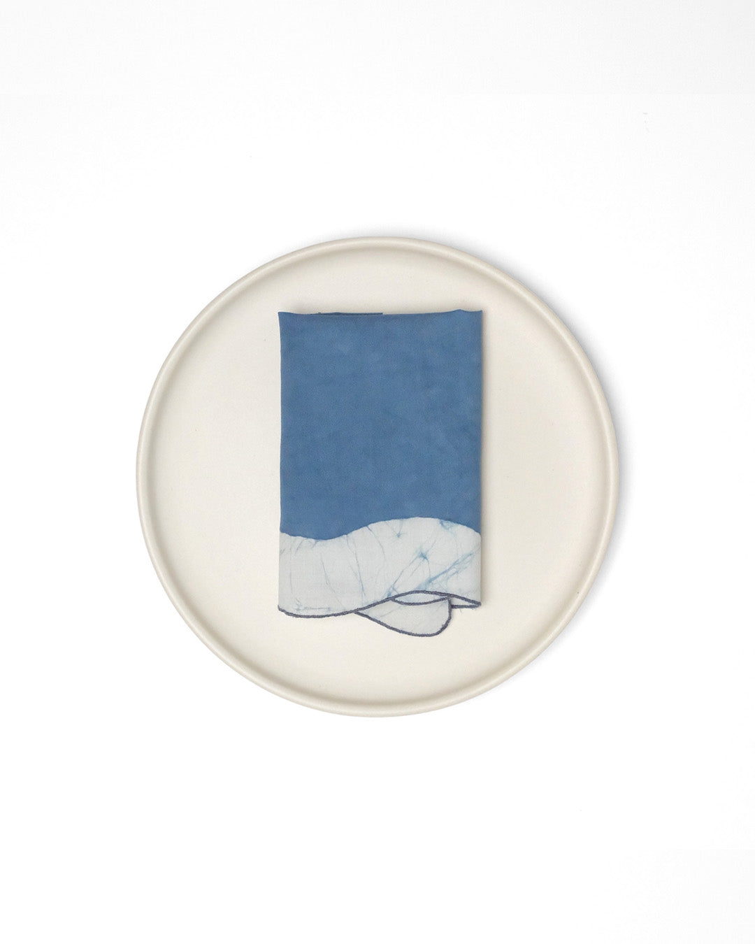 Set of 6 - Waves Blue Cocktail Napkins