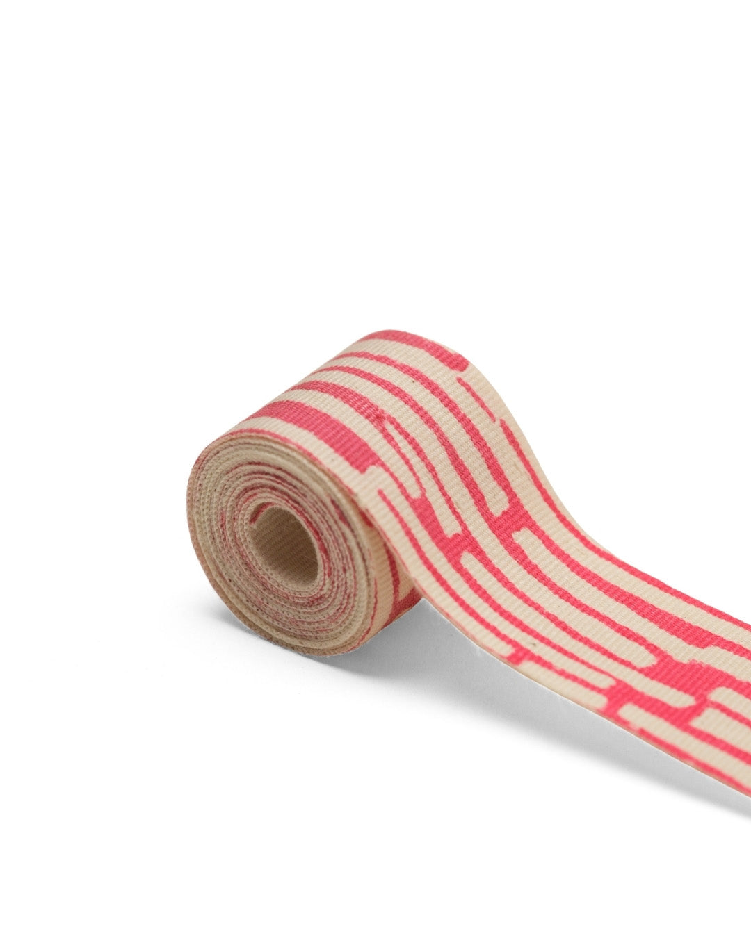 Crimson Facade - 1" Fabric Gift Ribbons