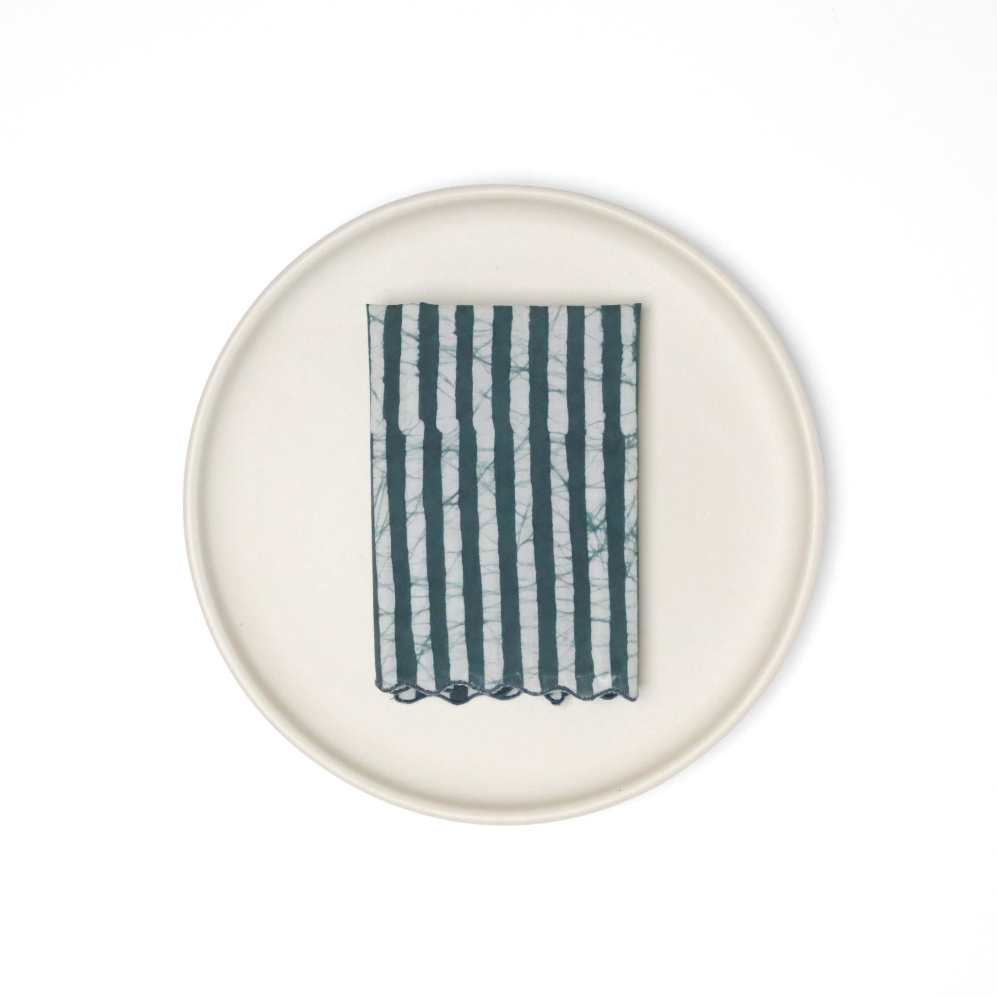 Cocktail Napkins - Green Stripes <br> (Set of 6)