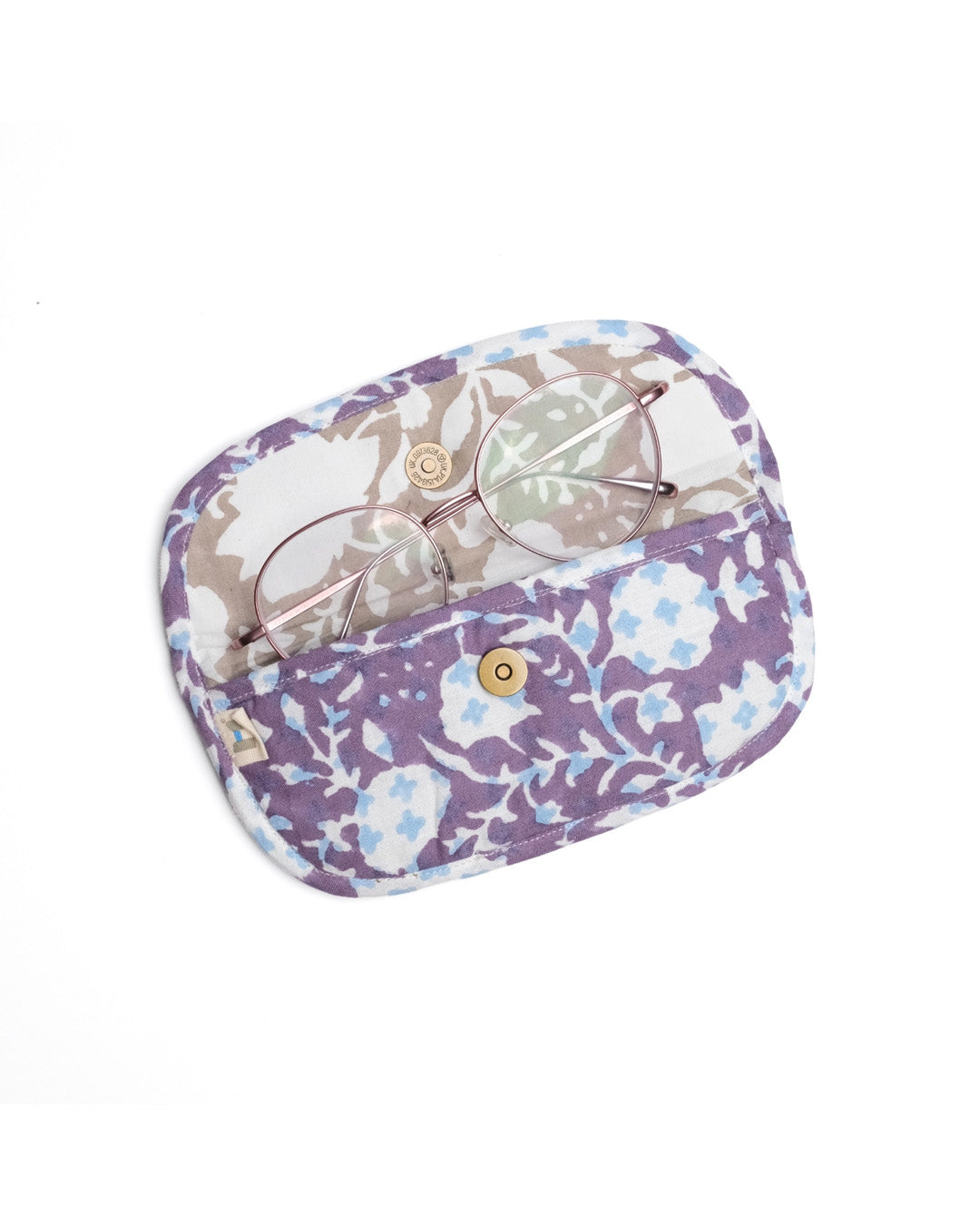 Botanical Bliss Purple - Spectacle Case
