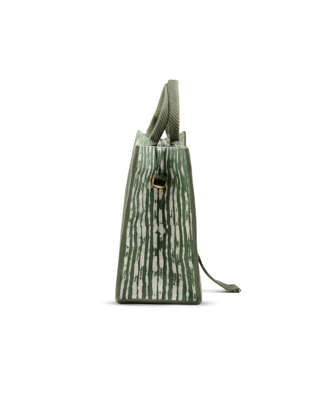 Olive Batik - Square Tote