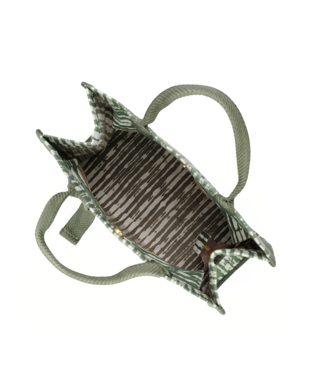 Olive Batik - Square Tote