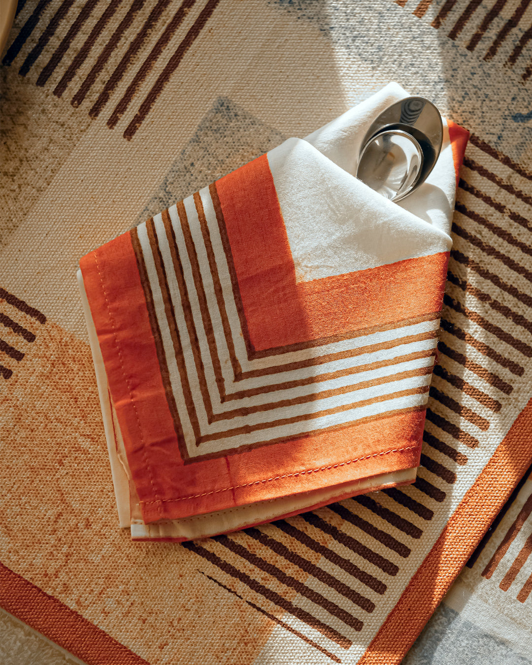 Set of 6 - Elemental Hues Table Napkins