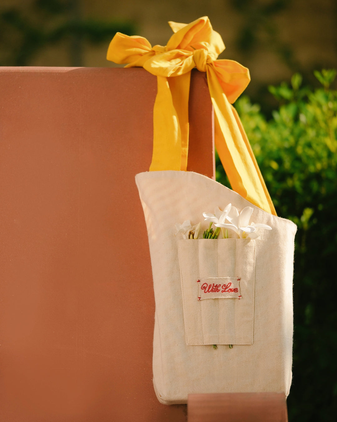 Reversible Bottle Yellow Bouquet Bag (S)