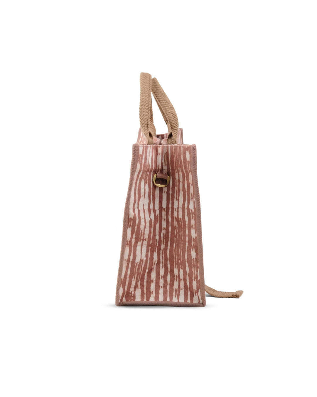 Mocha Mousse Batik - Square Tote