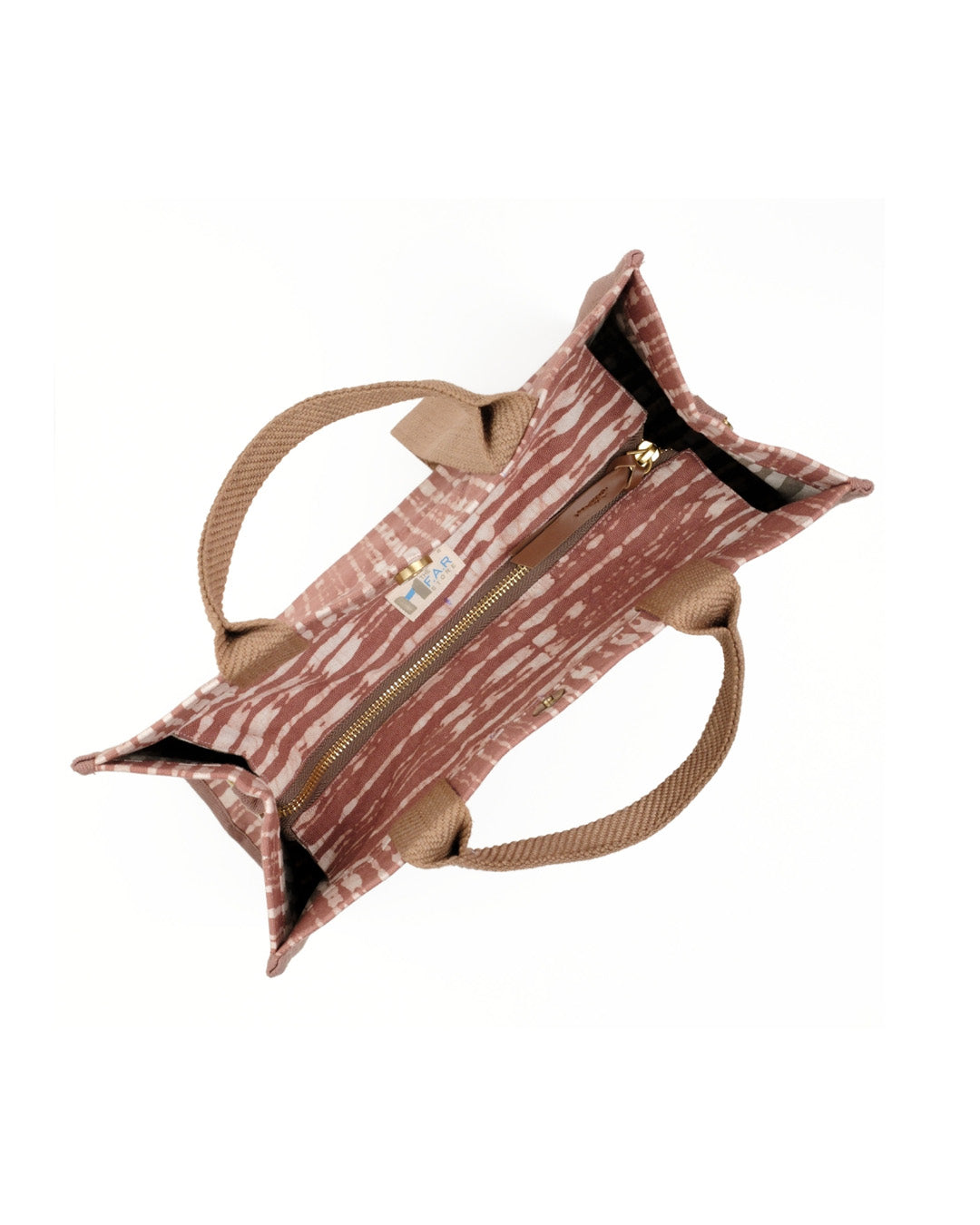 Mocha Mousse Batik - Square Tote
