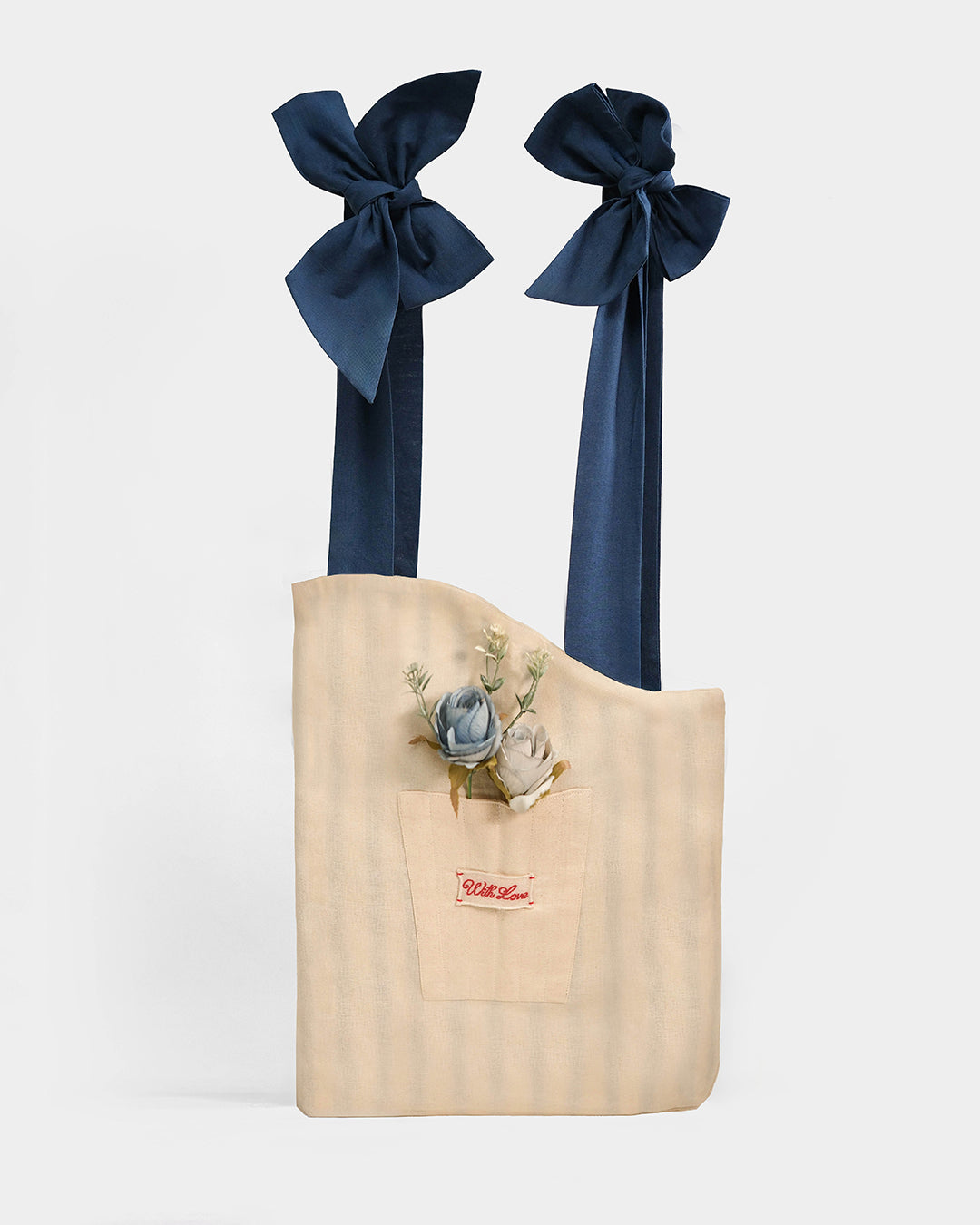 Reversible Blue Bouquet Bag (L)