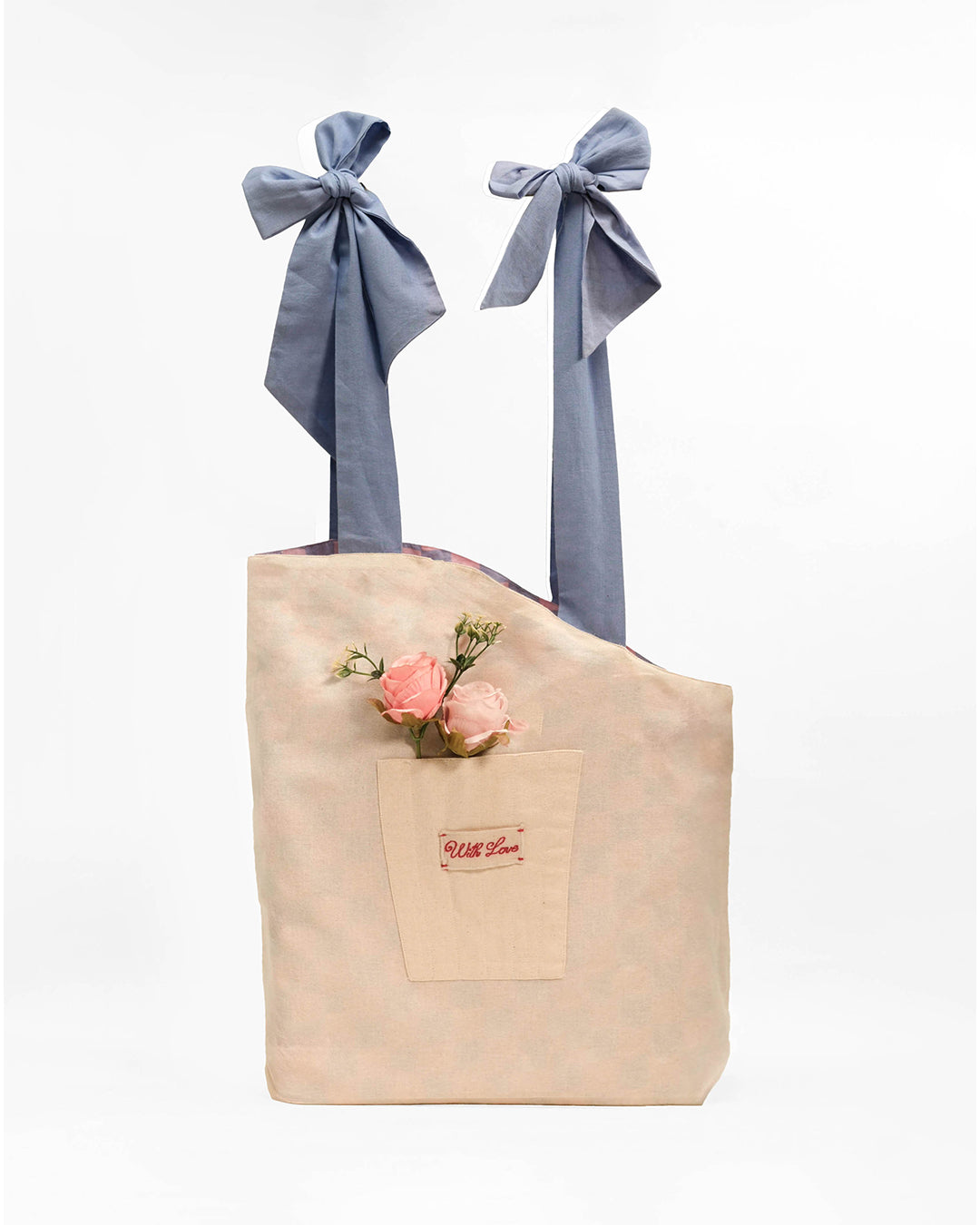 Reversible Purple Bouquet Bag (L)