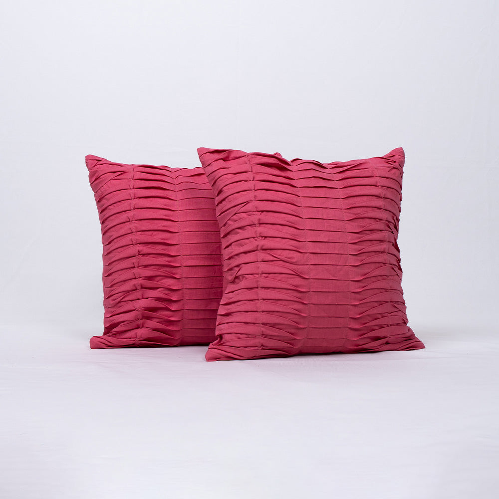 Cushion Cover - Pink (12 inch X 12 inch)