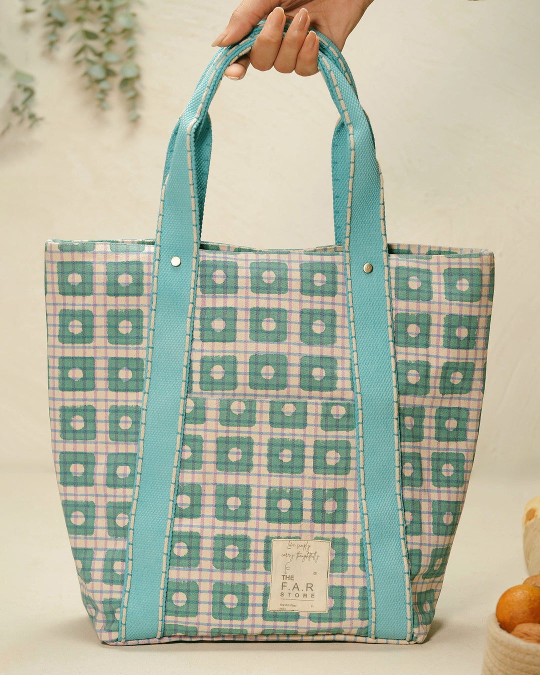 Green Cube Tote