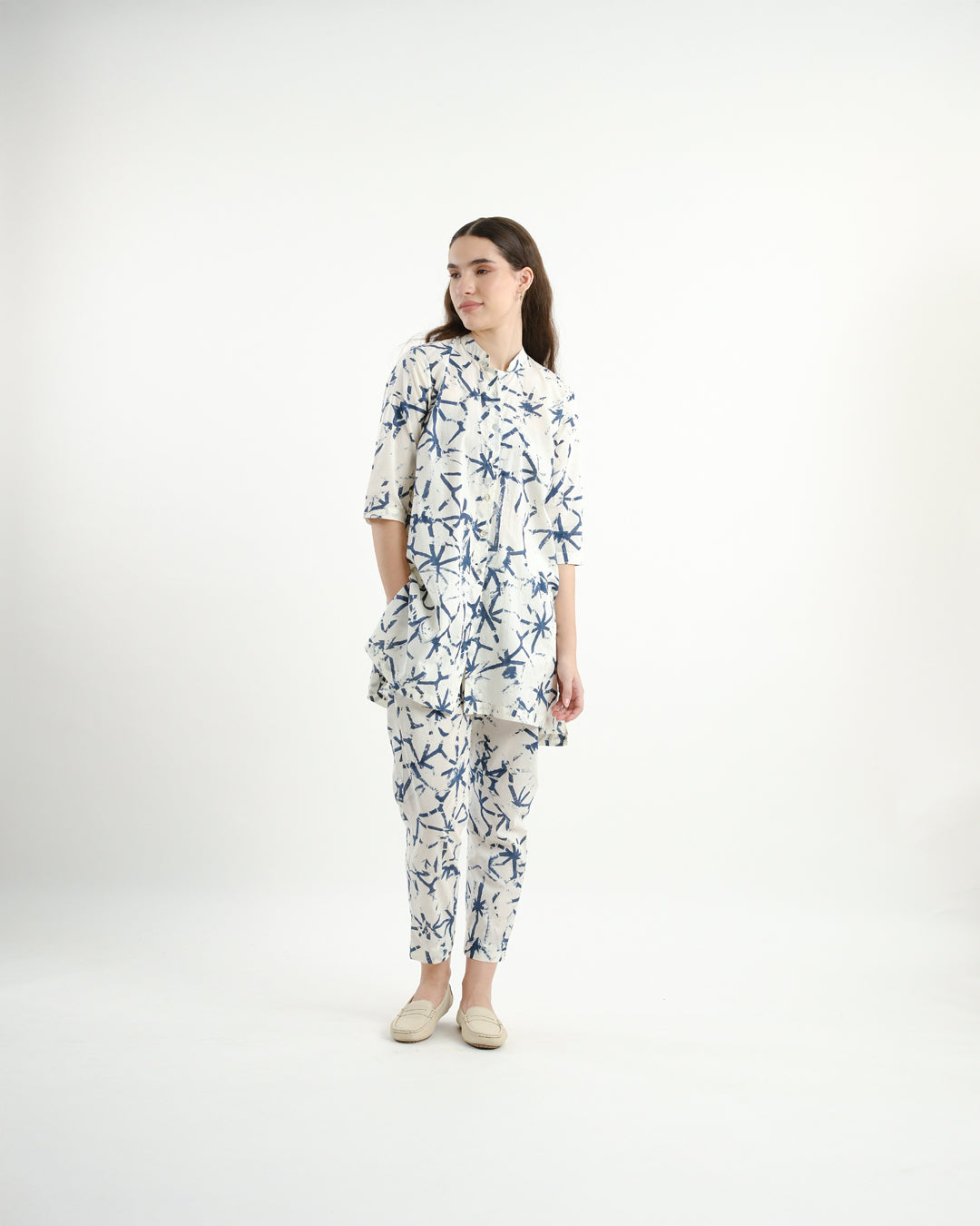 Broken Angles Block Print Co-ord Set