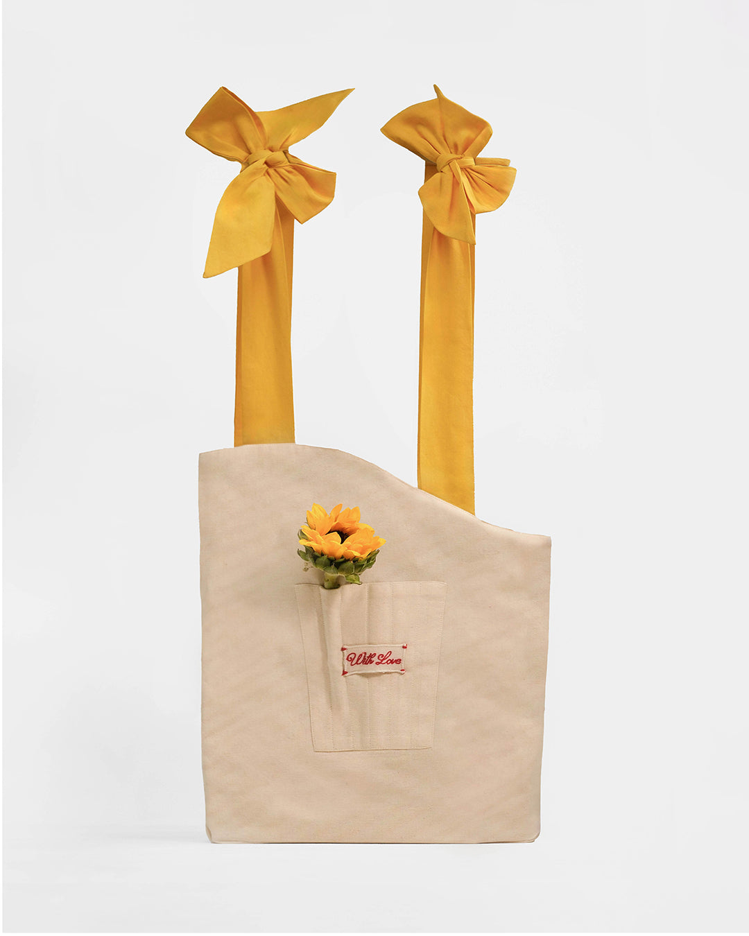 Reversible Bottle Yellow Bouquet Bag (L)