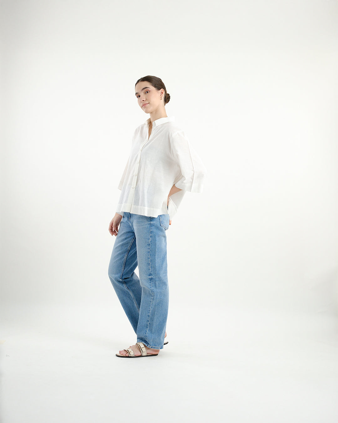 Mitti Rust Shibori  Handloom Cotton Shirt