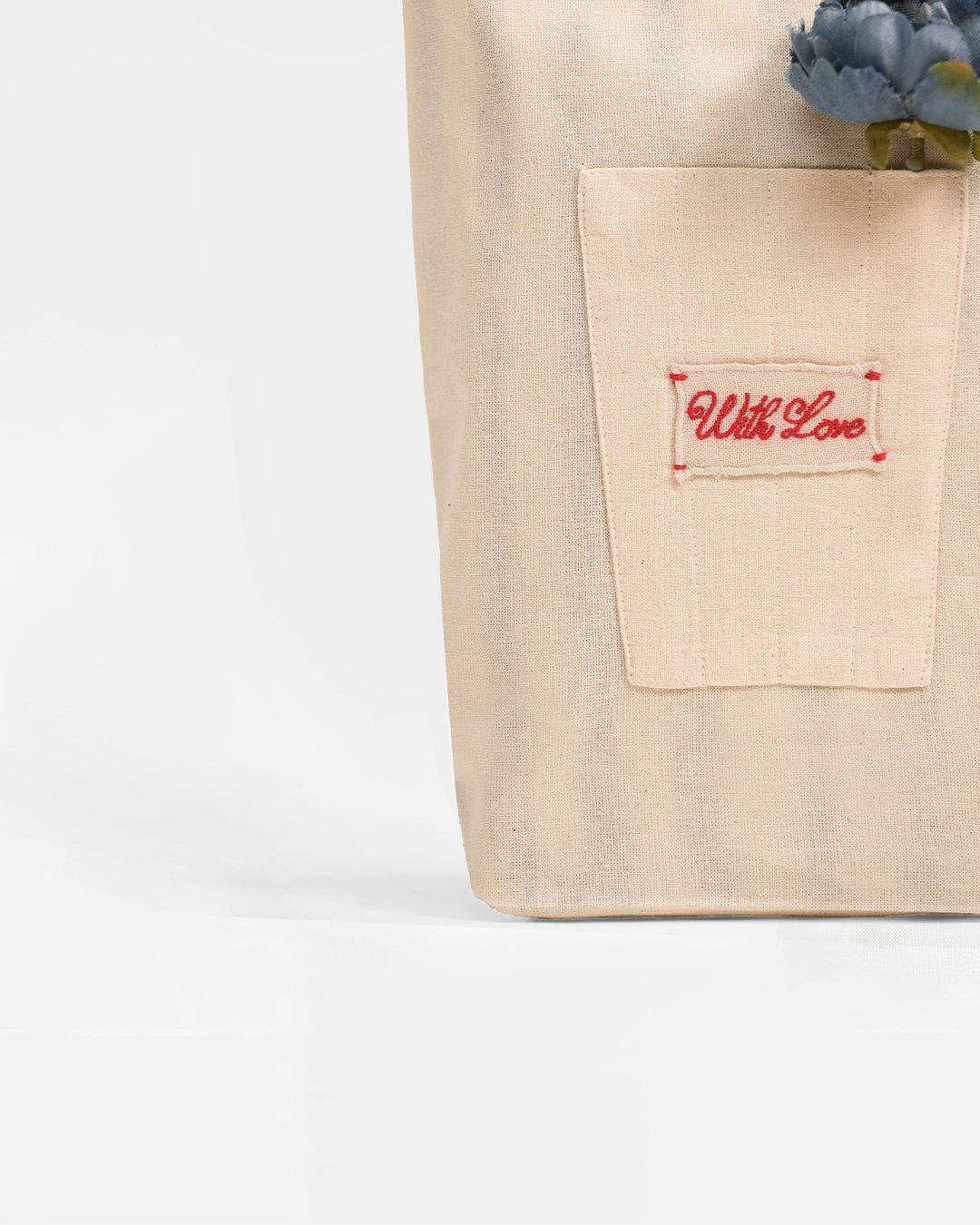 Reversible Blue Bouquet Bag (S)