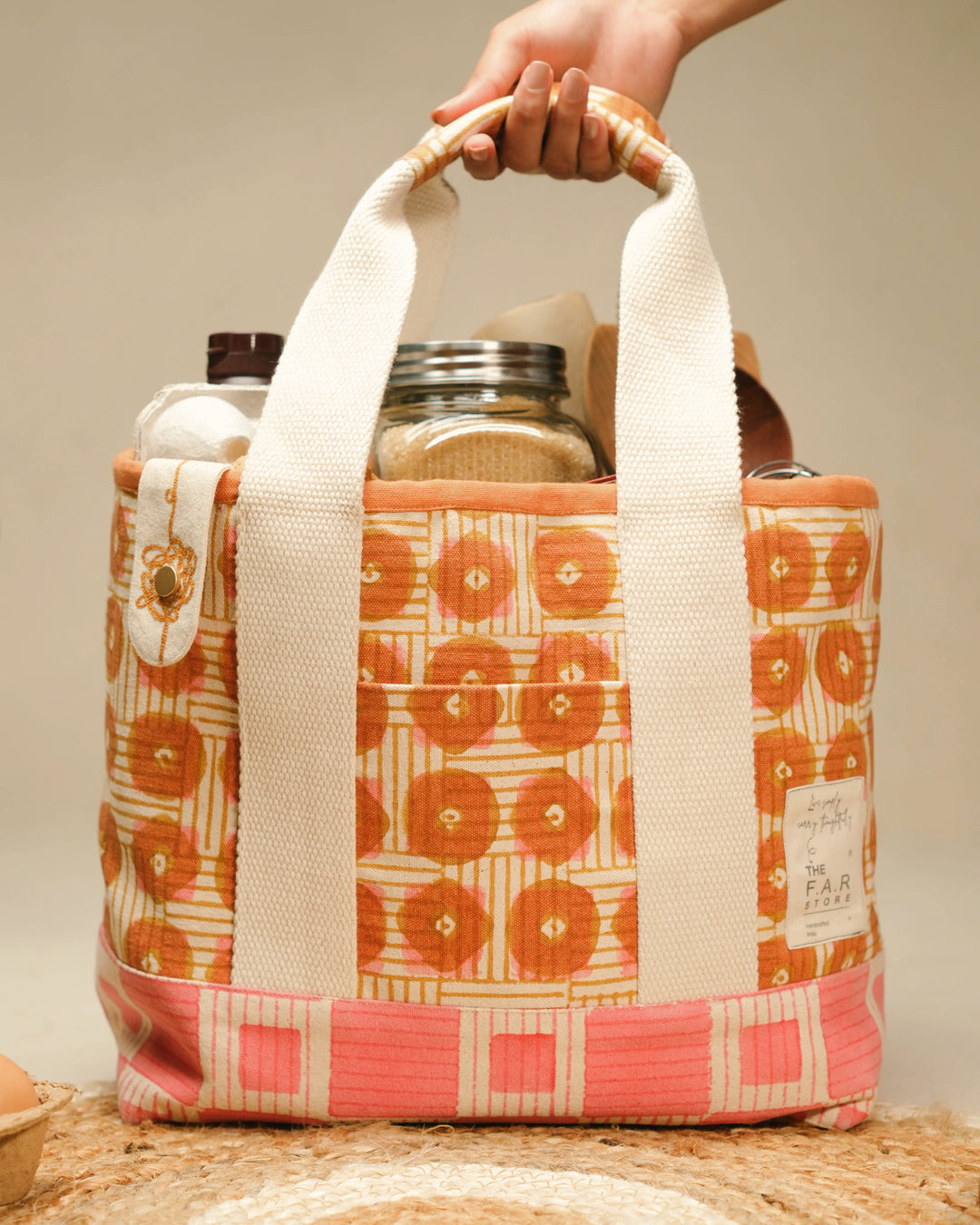 Orange Cube - Tote
