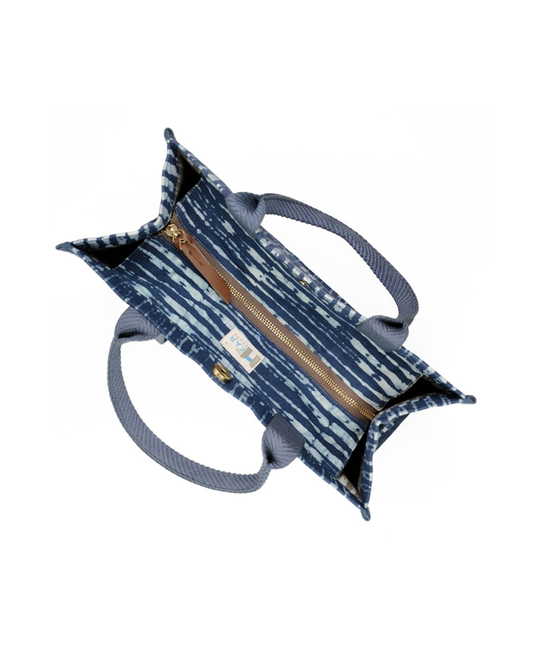 Midnight Blue Batik - Square Tote