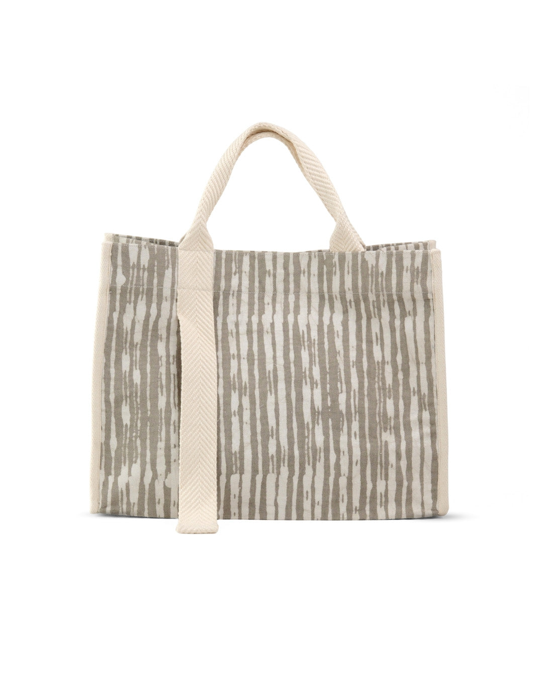 Silver Shadows Batik - Square Tote
