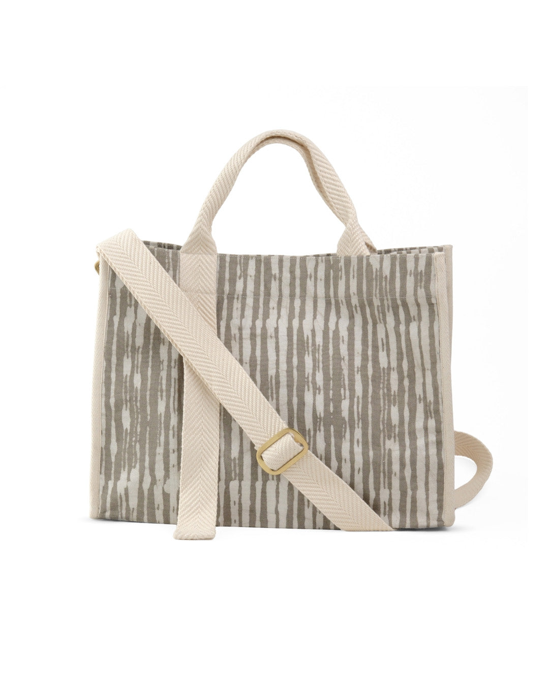 Silver Shadows Batik - Square Tote