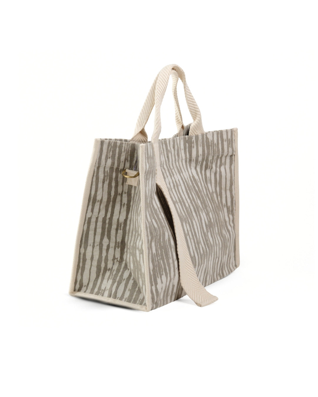 Silver Shadows Batik - Square Tote