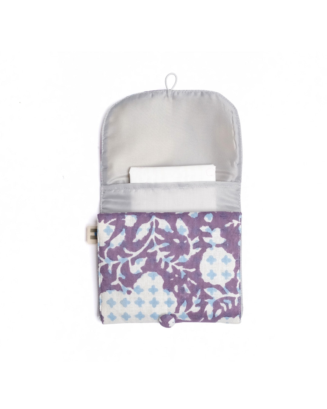 Botanical Bliss Purple - Sanitary Pouch