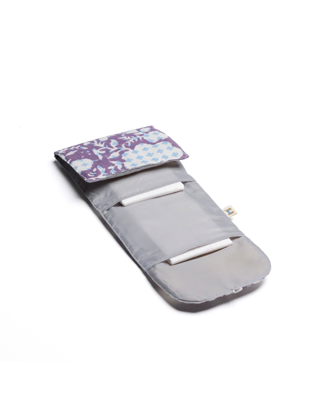 Botanical Bliss Purple - Sanitary Pouch