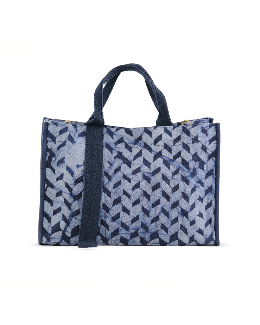 Batik Bricks - Square Tote