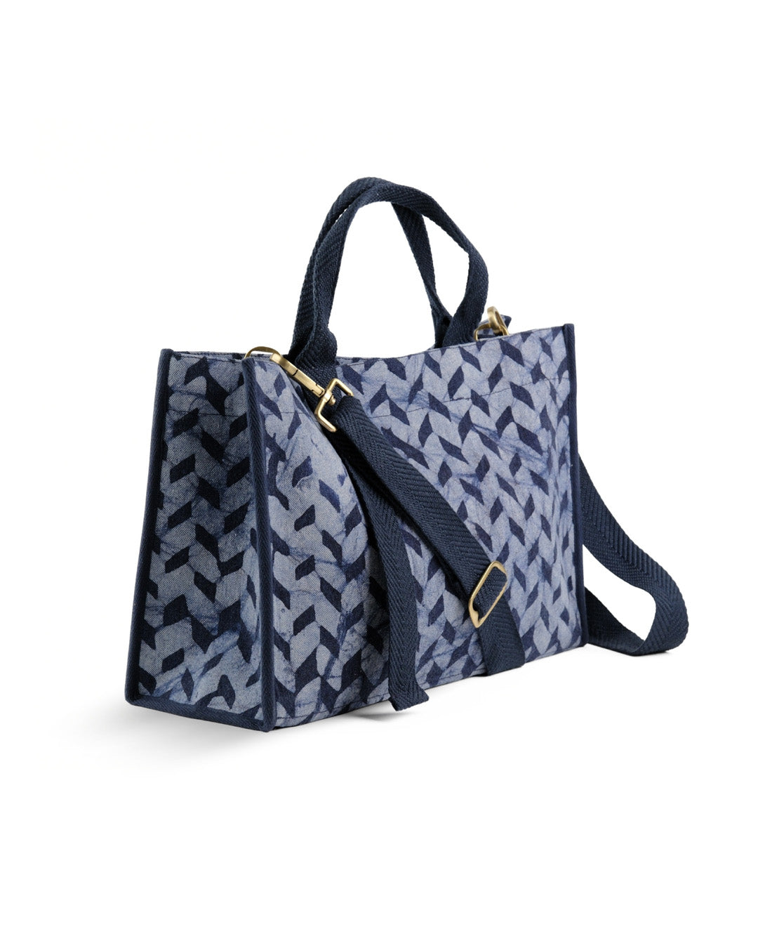 Batik Bricks - Square Tote