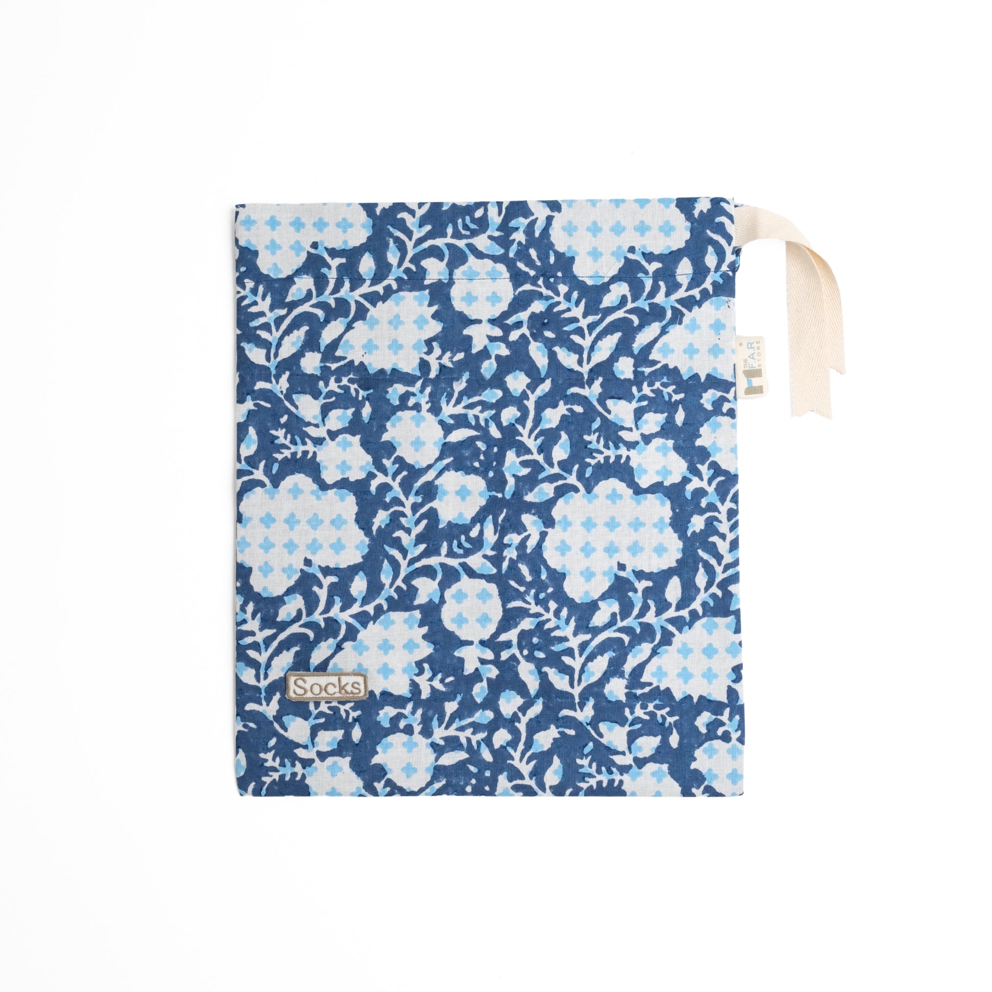Set of 5 - Botanical Bliss Blue Travel Organiser