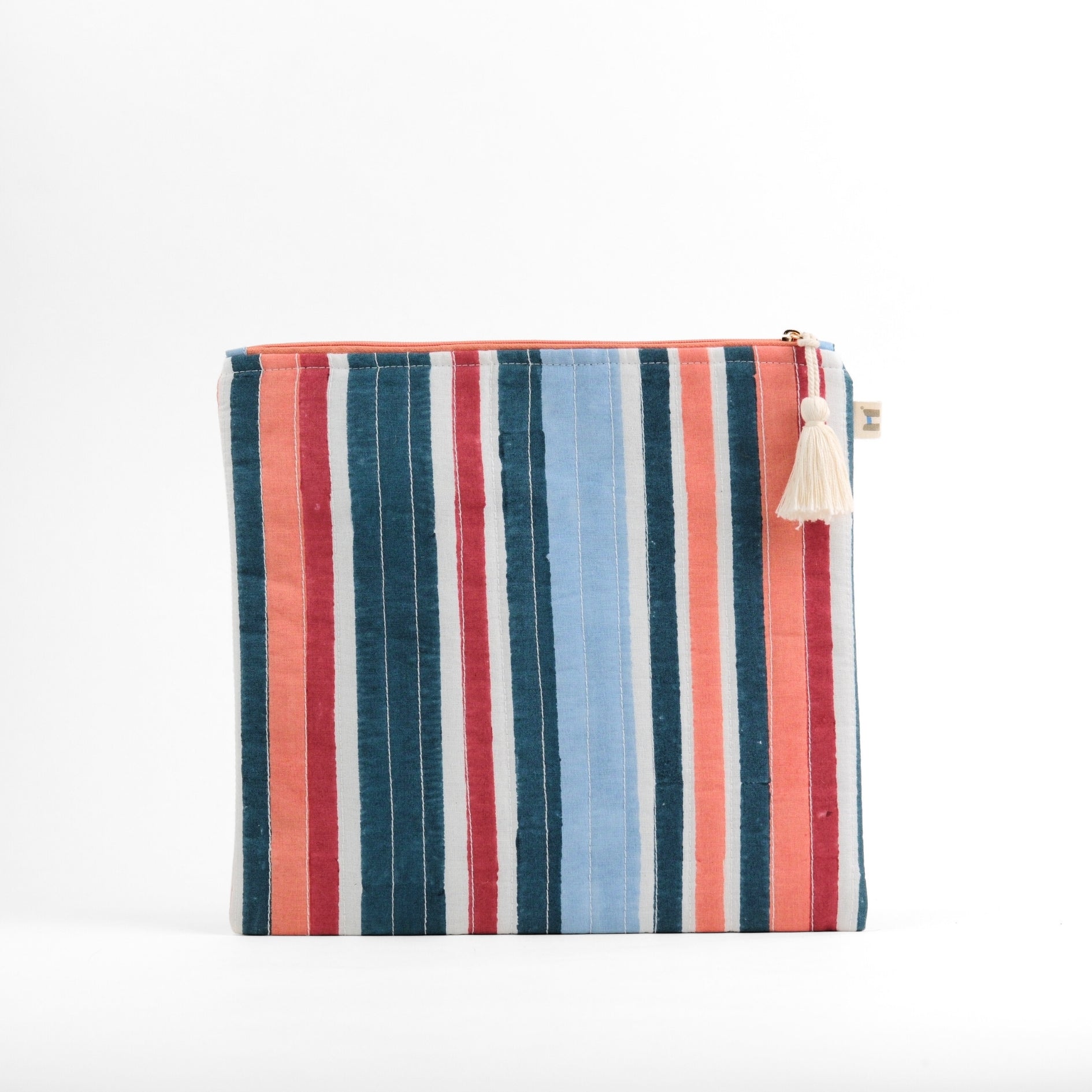 Flat Pouch - Barcode Red Blue <br> (Set of 4)